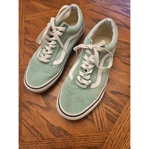 Vans Old Skool mint‎ green women size 8.5
